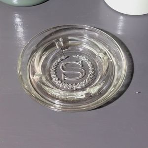 Vintage Sheraton Hotel Round Clear Ashtray Collectible 5"